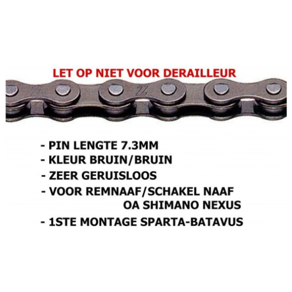 Kmc kett Z1N 3/32 narrow br Bruin