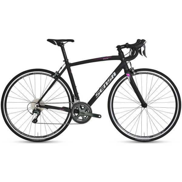 Sensa Emilia Tiagra 54cm Matt Black + Purple