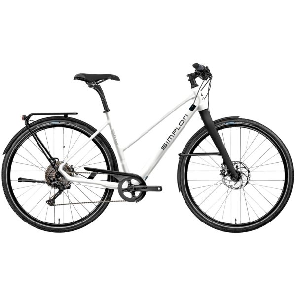 Simplon Spotlight Mahle DA, Deore-30 Disc Pearlwhite Glossy/ Black Matt Dames - Afbeelding 2
