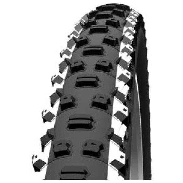 Schwalbe btb 26x2.25 Nob Nic wi Zwart / Wit