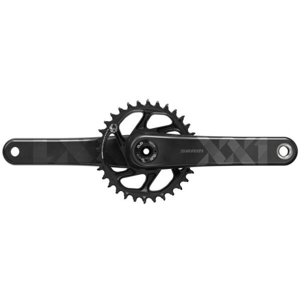 Sram CRANKSTEL XX1 EAGLE BST DUB 12V CB 175 34 BLA Zwart