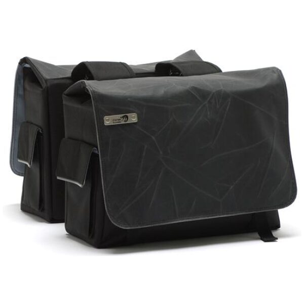 New Looxs fietstas dubbel 318 Mondi Crack Black