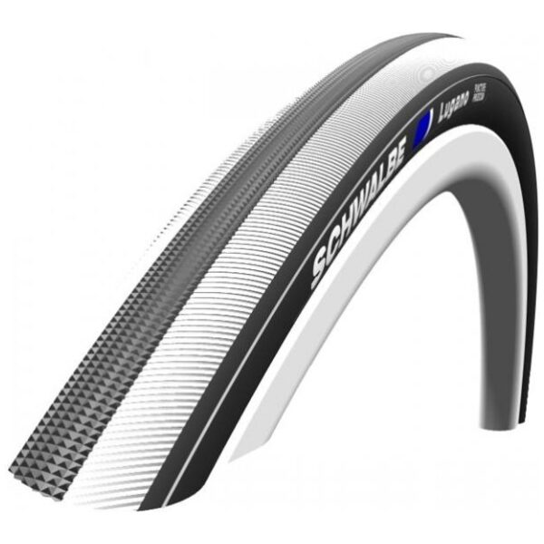 Schwalbe BUB 28X1 SC LUGANO PP ZW/WI ZWART/ WIT