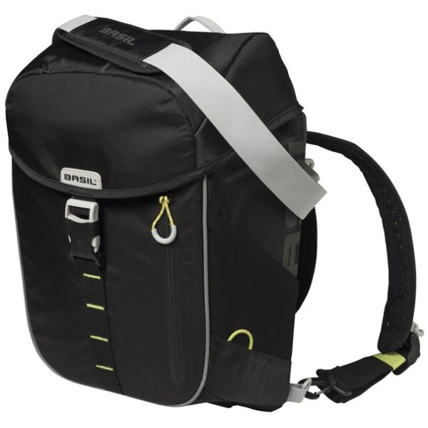 Basil rugtas Miles daypack Black Lime