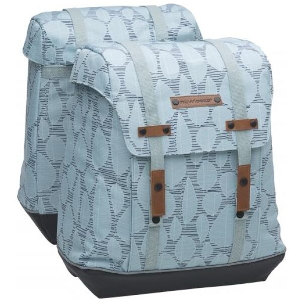 New Looxs fietstas dubbel Alba Folla Green Grey