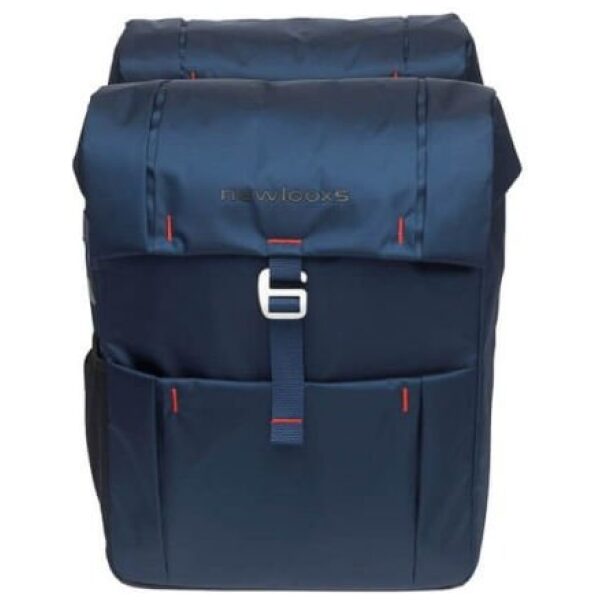 New Looxs fietstas dubbel Vigo bleu Racktime Blue