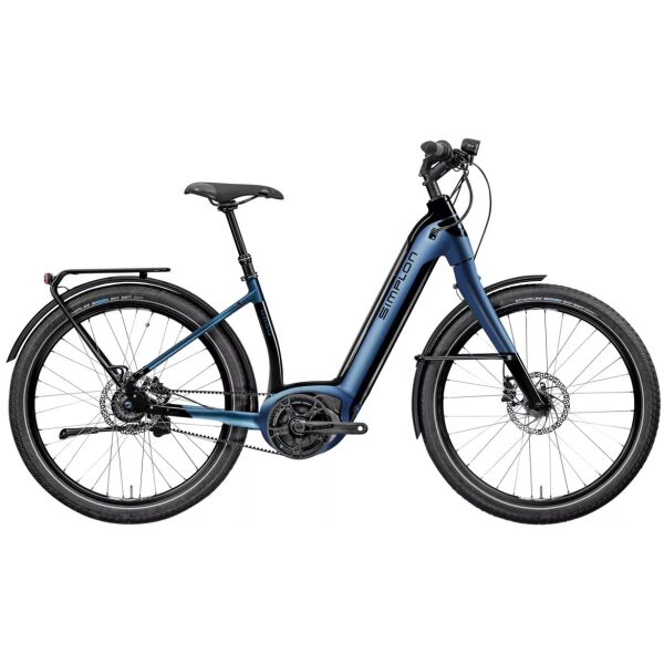 Simplon Kagu Bosch Uni 275. Blauw/Zwart Dames monotube
