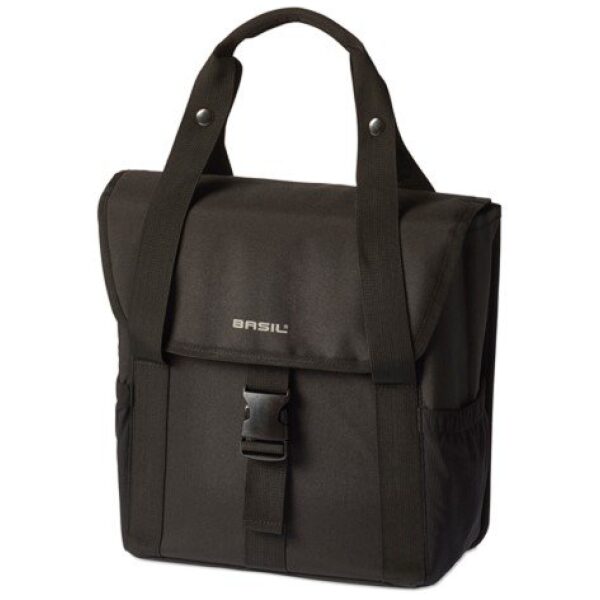 Basil tas Go 18ltr solid zw Solid Black