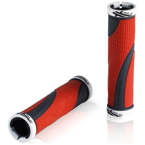 Xlc HANDVAT BO2 130MM CF RO/GRY STEL GRS23 Rood/Grijs
