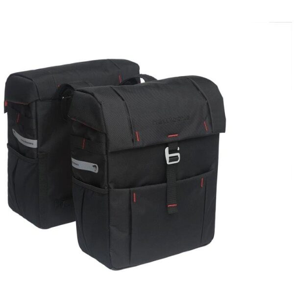 New Looxs fietstas dubbel Vigo 37L Black