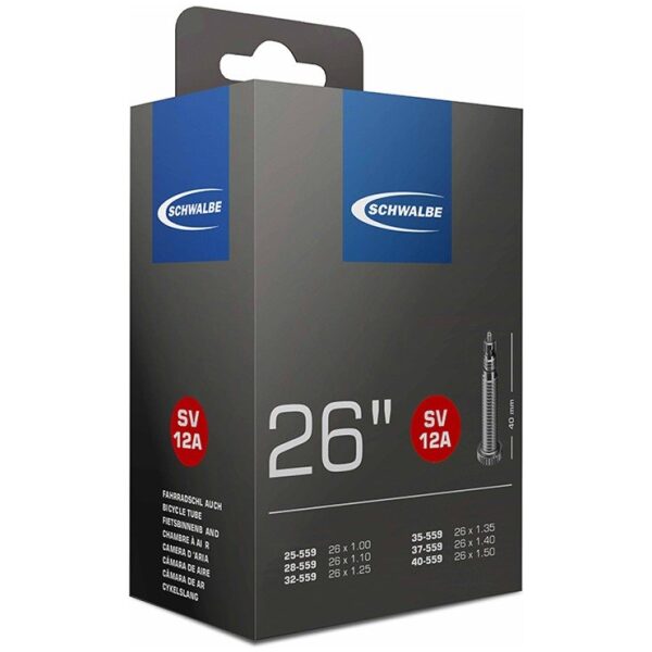 Schwalbe bnb SV12A 26 x 1.00 - 1,50 fv 40mm Zwart