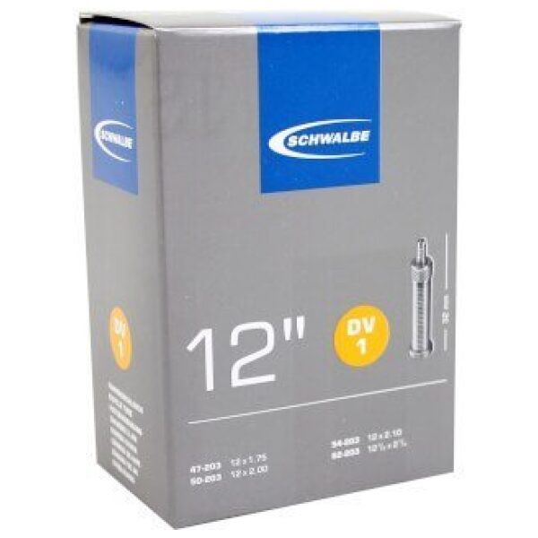 Schwalbe bnb DV1 12 1/2 x 1.75 - 2 1/4 hv 32mm Zwart