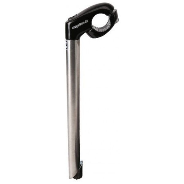 Ergotec stuurpen Cat2 22.2/300 rvs/zwart Zwart/Zilver