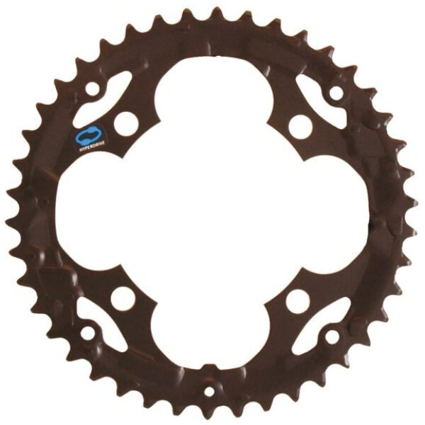 Shimano Shim kett blad 42t FC-M415 zw Zwart