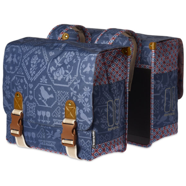 Basil dubb tas Boheme Indigo