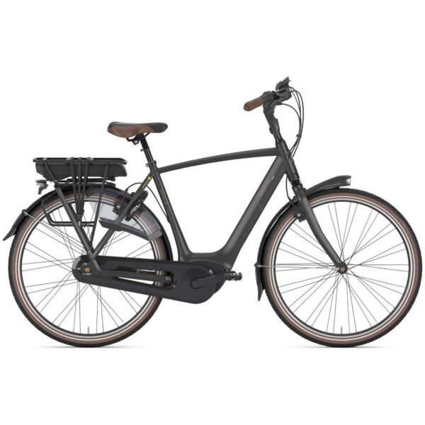 Gazelle Orange C8 HMB Connect incl 400WH Black Mat Heren