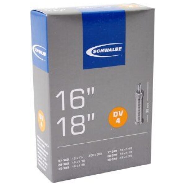 Schwalbe bnb DV4 16 x 1 3/8 - 18 x 1.35 hv 32mm Zwart
