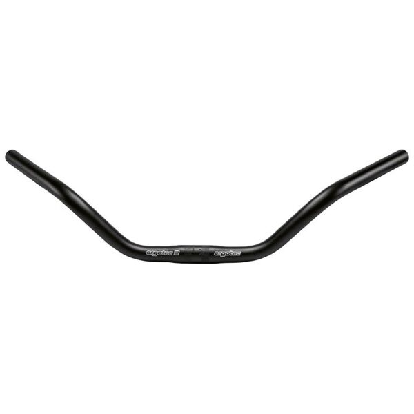 Ergotec STUUR OPGEBOGEN 11CM STAAL Zwart