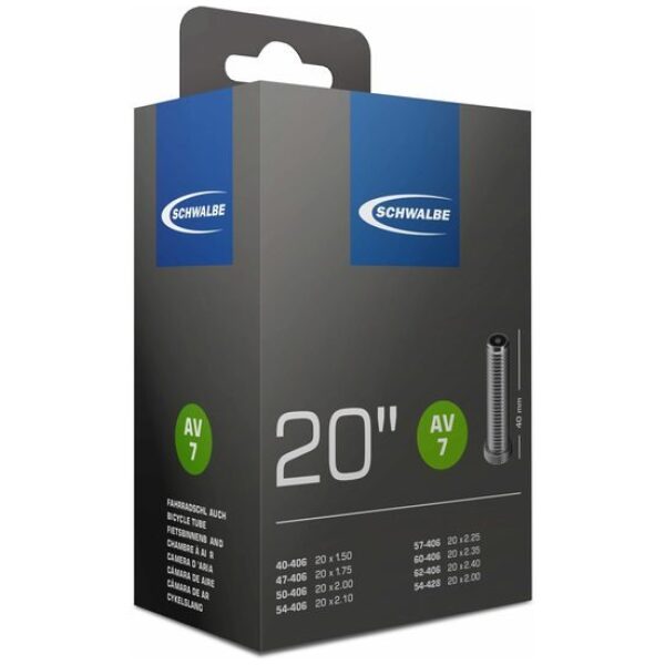 Schwalbe bnb AV7 20 x 1.50 - 2.40 av 40mm Zwart