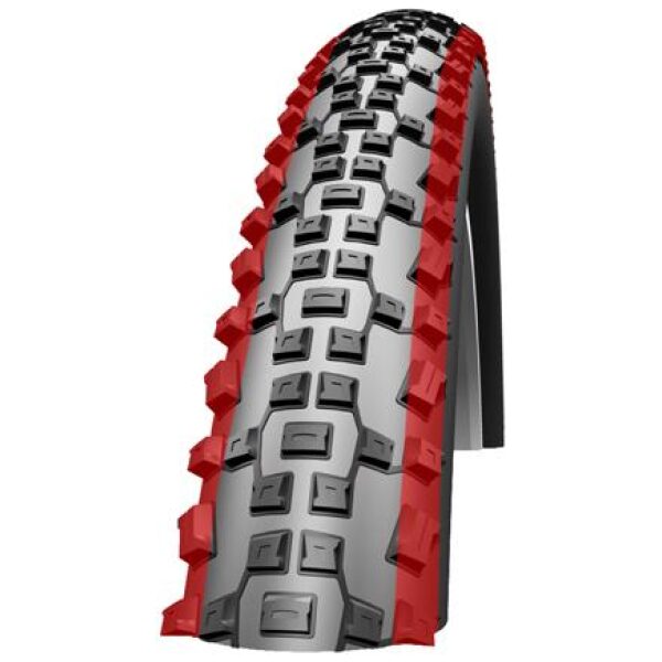 Schwalbe BUB 26X225 SC 57-559 RACING RALPH ZW/RO VW ZWART / ROOD