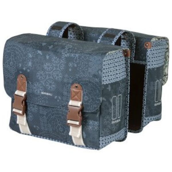 Basil fietstas dubbel Boheme indigo blue 35L Indigo Blauw - Afbeelding 5