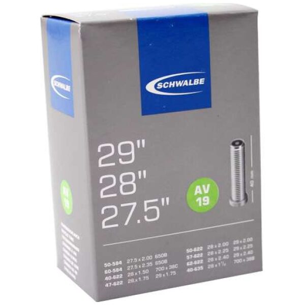 Schwalbe bnb AV19 27.5 x 2.00 - 29 x 2.40 av 40mm Zwart