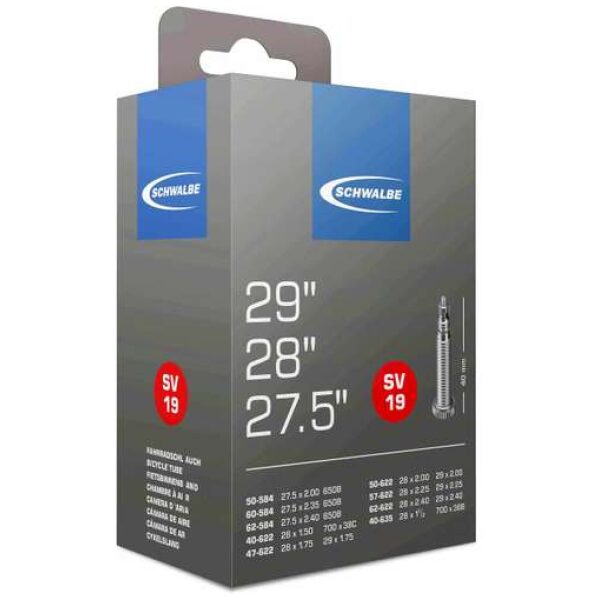 Schwalbe bnb SV19 27.5 x 2.00 - 29 x 2.40 fv 40mm Zwart