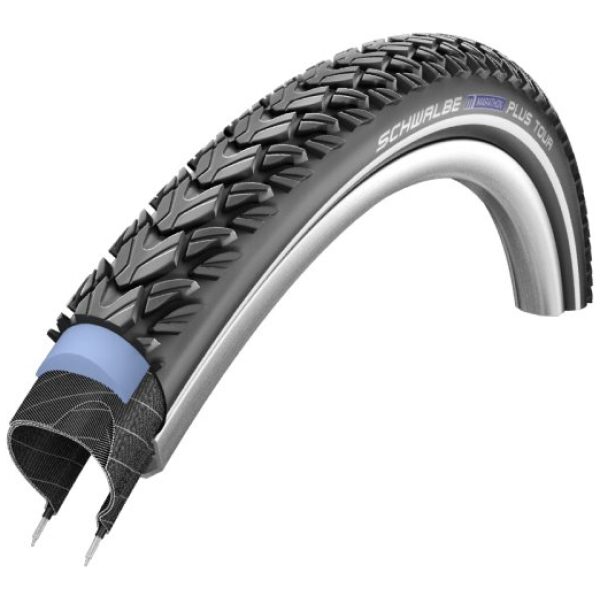 Schwalbe btb Marathon Plus Tour 28 x 1.60 zw refl Zwart - Afbeelding 3