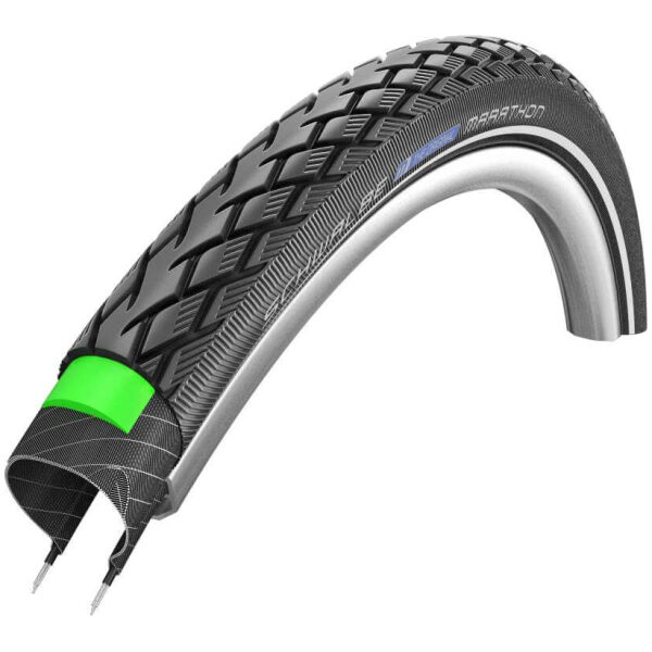 Schwalbe btb Marathon G-Guard 28 x 1 1/2 zw refl Zwart