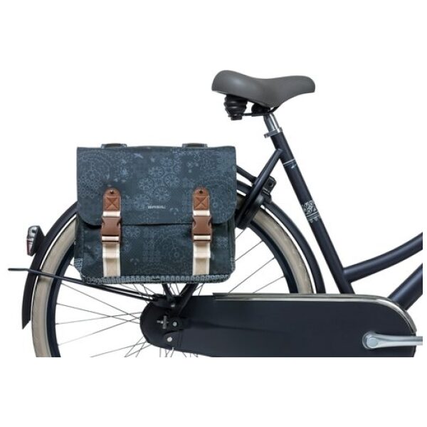 Basil fietstas dubbel Boheme indigo blue 35L Indigo Blauw - Afbeelding 6