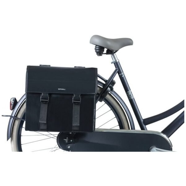 Basil fietstas dubbel Urban load Black - Afbeelding 6