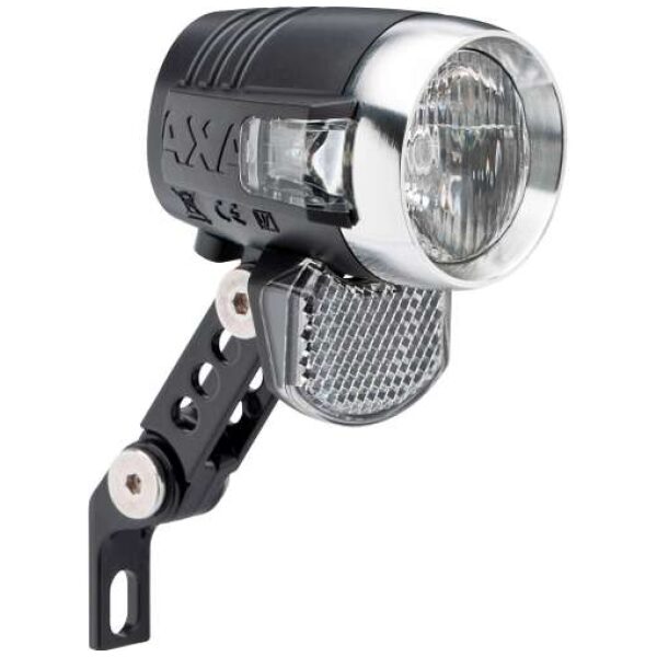 Axa koplamp Blueline steady auto dynamo 50 lux zwa Zwart