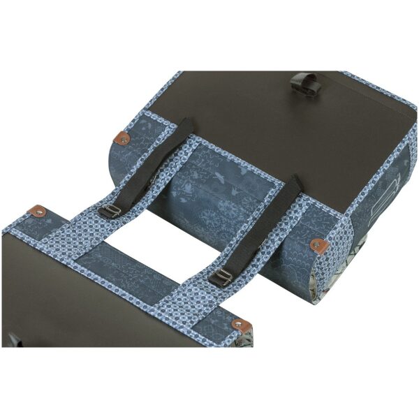 Basil fietstas dubbel Boheme indigo blue 35L Indigo Blauw - Afbeelding 3