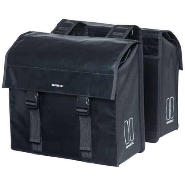 Basil fietstas dubbel Urban load Black - Afbeelding 3