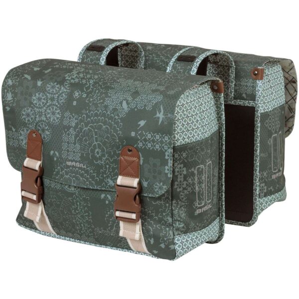 Basil fietstas dubbel Boheme 35L Forest Green