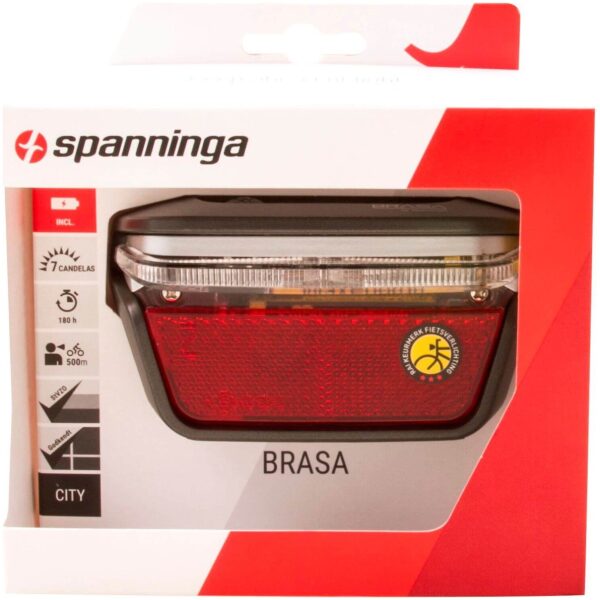Spanninga Spann a licht Brasa Xb aan/uit krt Rood
