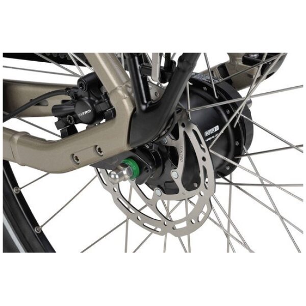 Batavus Finez E-Go Power Exclusiv Champagne Goud Glans Lageinstap - Afbeelding 3