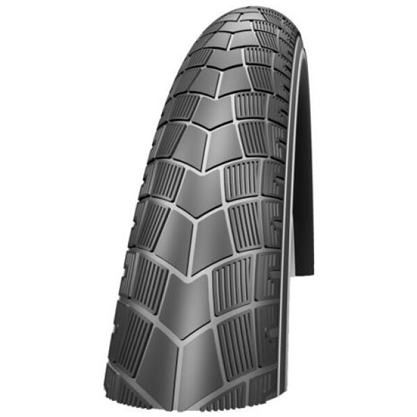 Schwalbe BUB 28X215 SC 55-622 R BIG APPLE KG ZW ZWART