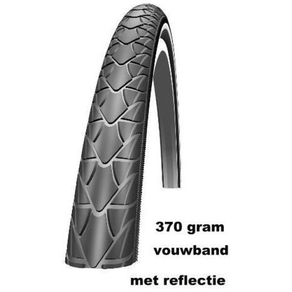 Schwalbe BUB 28X120 SC 30-622 R MARATHON RACER RG ZW VW ZWART