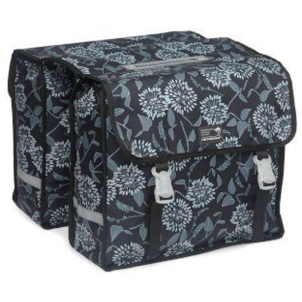 New Looxs fietstas dubbel Fiori Zarah Black