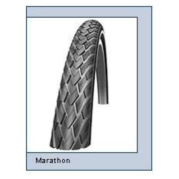 Schwalbe Schw btb 28x1 1/8 Mar R zw 368 Zwart