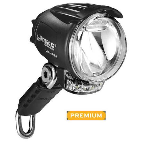 Busch & M??ller KOPLAMP B&M LUMOTEC IQ CYO R T SENSO PLUS NDY STL Zwart