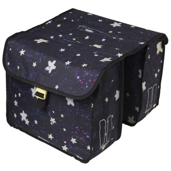 Basil fietstas dubbel kids 20L Stardust Nightshade