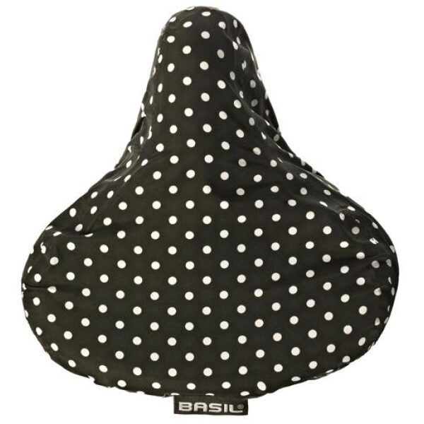 Basil zadeldek Katharina dots Zwart/Wit