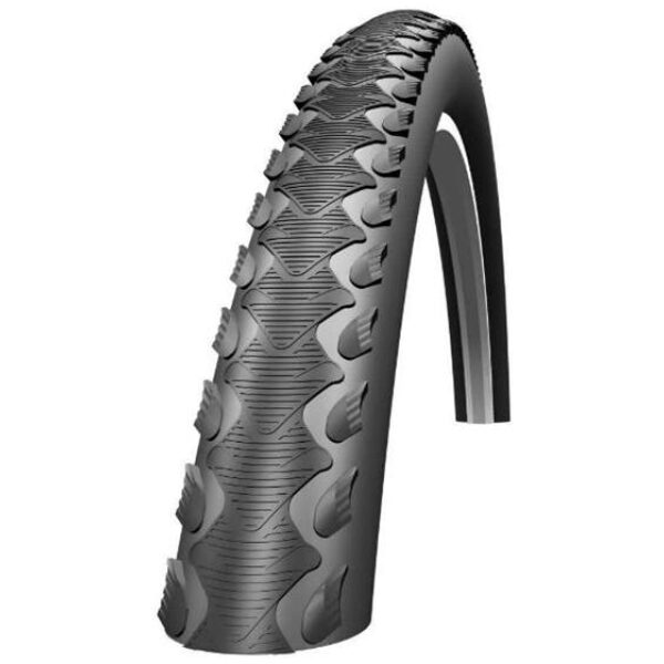 Schwalbe BUB 26X190 SC 50-559 R SILENTO II ZW ZWART