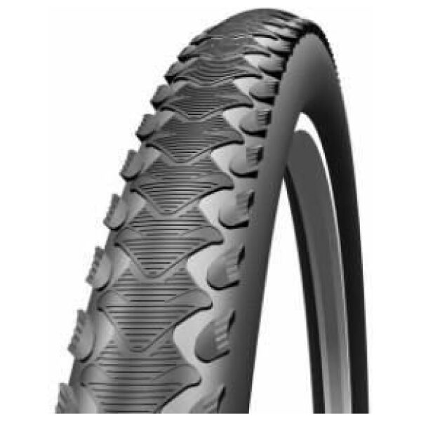 Schwalbe Schw btb 26x1.75 Silento refl zw Zwart