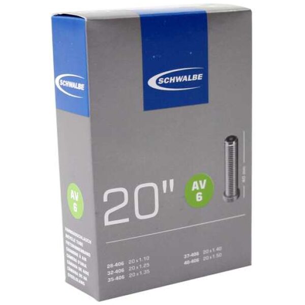 Schwalbe bnb AV6 20 x 1.10 - 1.50 av 40mm Zwart