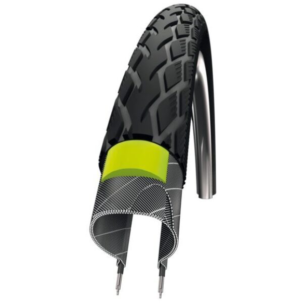Schwalbe btb Marathon G-Guard 26 x 1.75 zw refl Zwart - Afbeelding 6