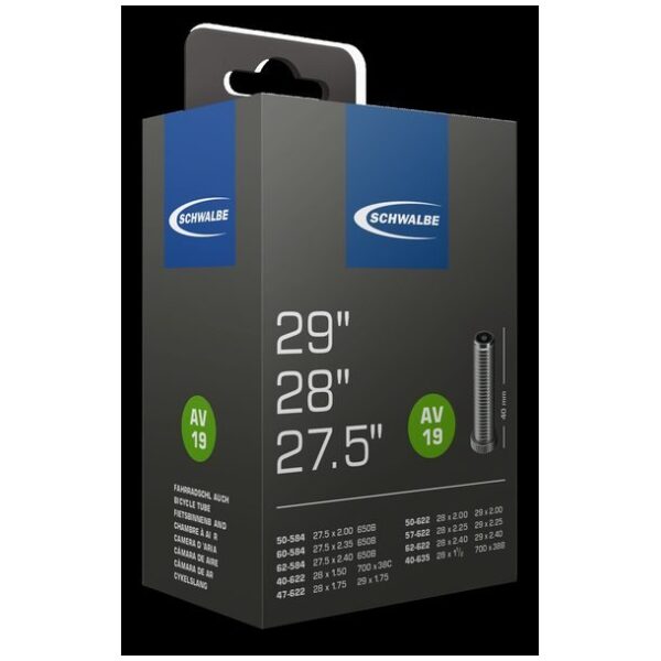 Schwalbe bnb AV19 27.5 x 2.00 - 29 x 2.40 av 40mm Zwart - Afbeelding 4