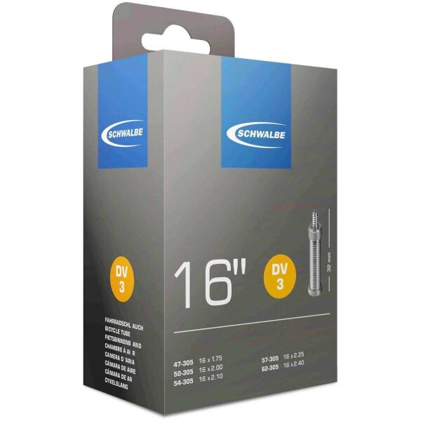 Schwalbe bnb DV3 16 x 1.75 - 2.40 hv 32mm Zwart